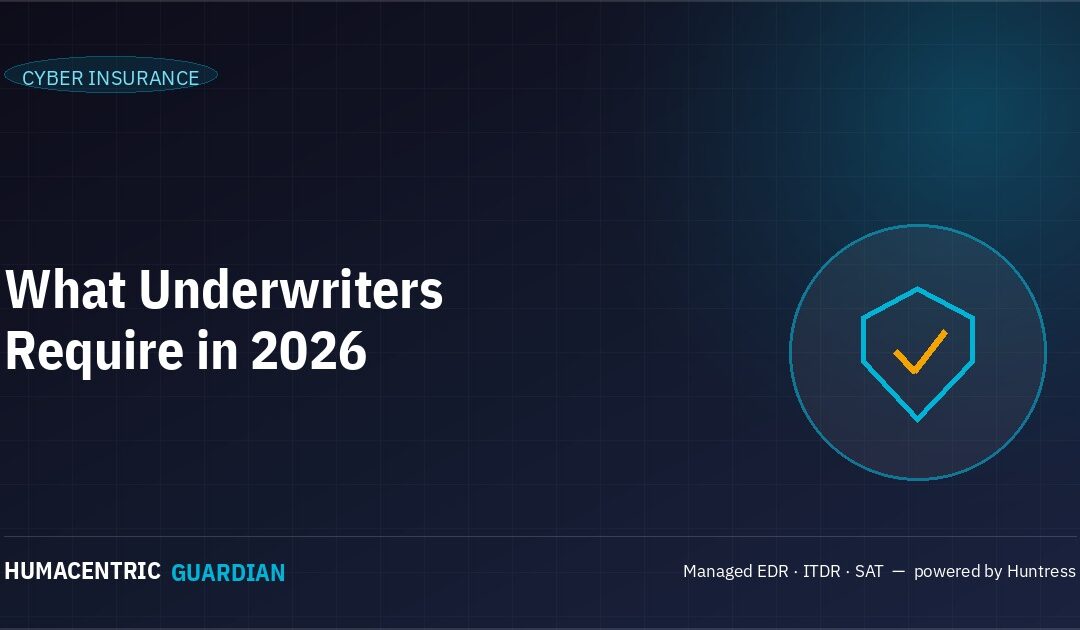 Cyber Insurance in 2026: What Underwriters Now Require Before They’ll Cover You